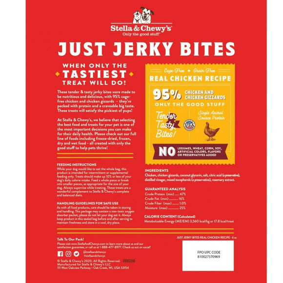 Just Jerky Chicken 6oz Packaged Dog Treats