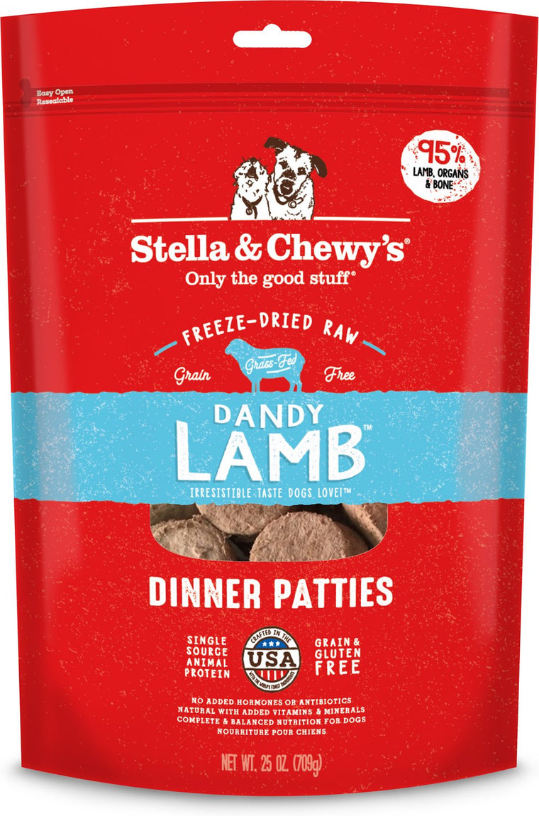 Stella & Chewy's Freeze Dried Dandy Lamb Patties