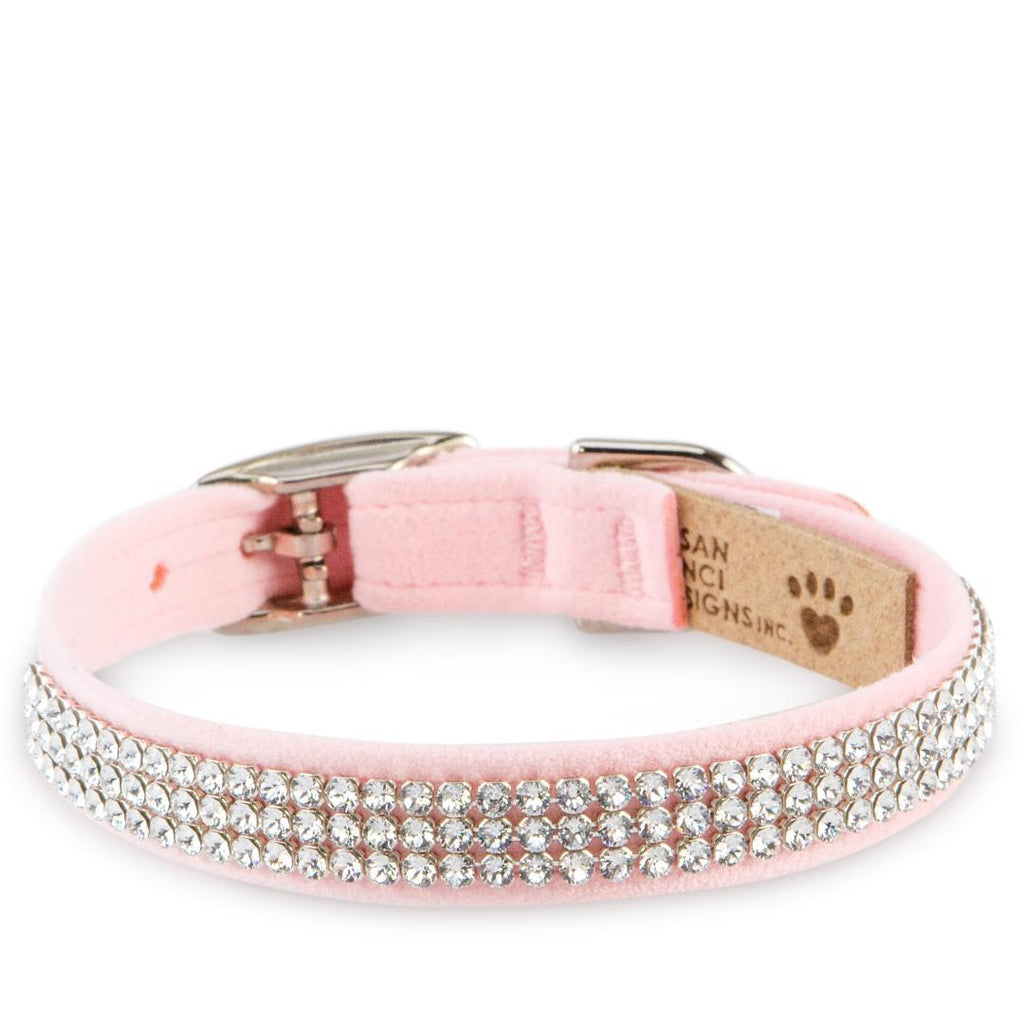 Giltmore Triple Row Collar - Puppy Pink