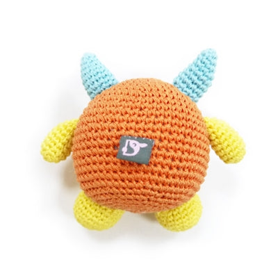 Monster Ball Knit Squeaker Toy