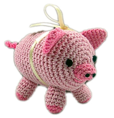 Piggy Boo Knit Toy