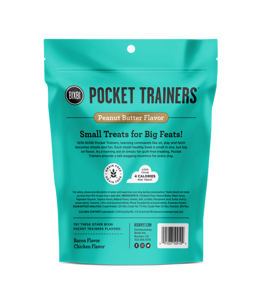 Bixbi Pocket Trainers - Peanut Butter