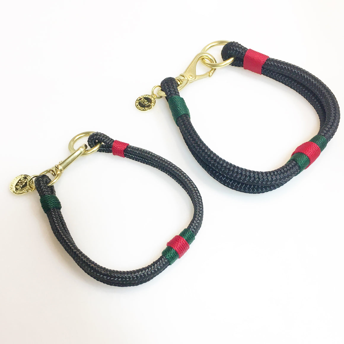 Web Stripe S M Faux Leather Dog Harness in Multicoloured - Gucci