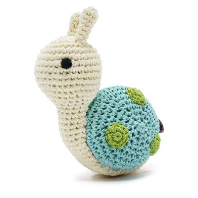 Snail Knit Squeaker Toy