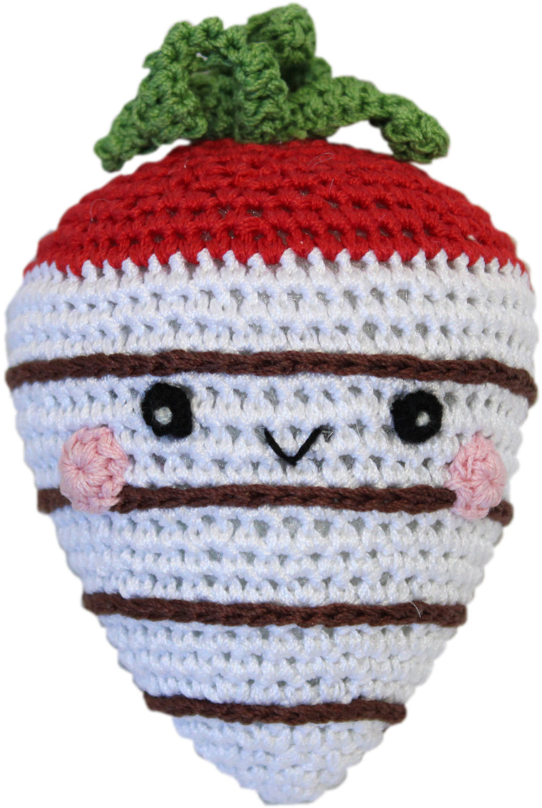 Strawberry White Chocolate Knit Toy