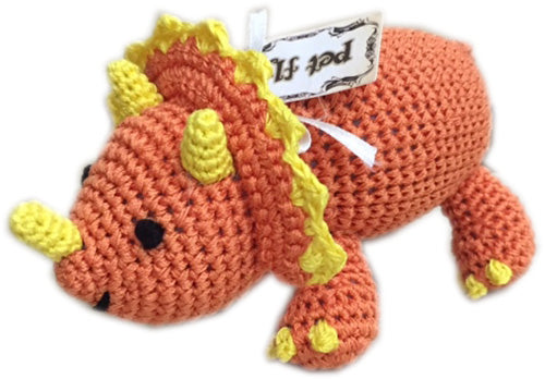 Bop the Triceratops Knit Toy