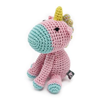 Unicorn Knit Squeaker Toy