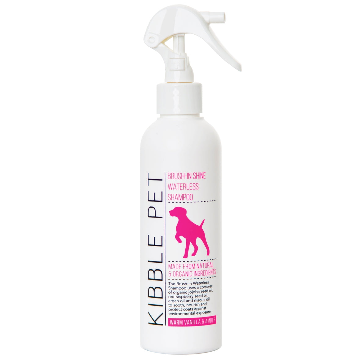 Kibble Pet Vanilla & Amber Waterless Dog Shampoo