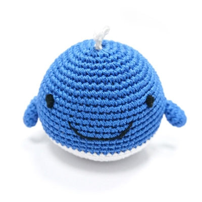 Whale Knit Squeaker Toy